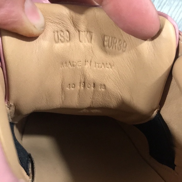 GREATS Mauve Pink Leather Adjustable Strap Slip-On Sneakers size 9 - Picture 10 of 11